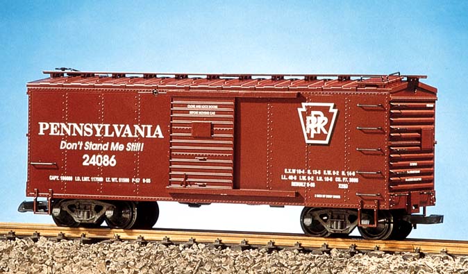 PENNSYLVANIA STEEL SIDED BOX CAR #24087 TUSCAN