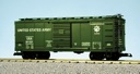 US ARMY ORDNANCE STEEL BOX CAR GREEN