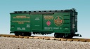 CN/REA WOOD BOX CAR #10572 GREEN/BLACK