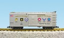 MILITARY SERIES SUPPORT OUR TROOPS STEEL BOXCAR SILVER