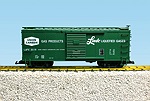 UNION CARBIDE/LINDE GASES STEEL BOX CAR #2019 GREEN