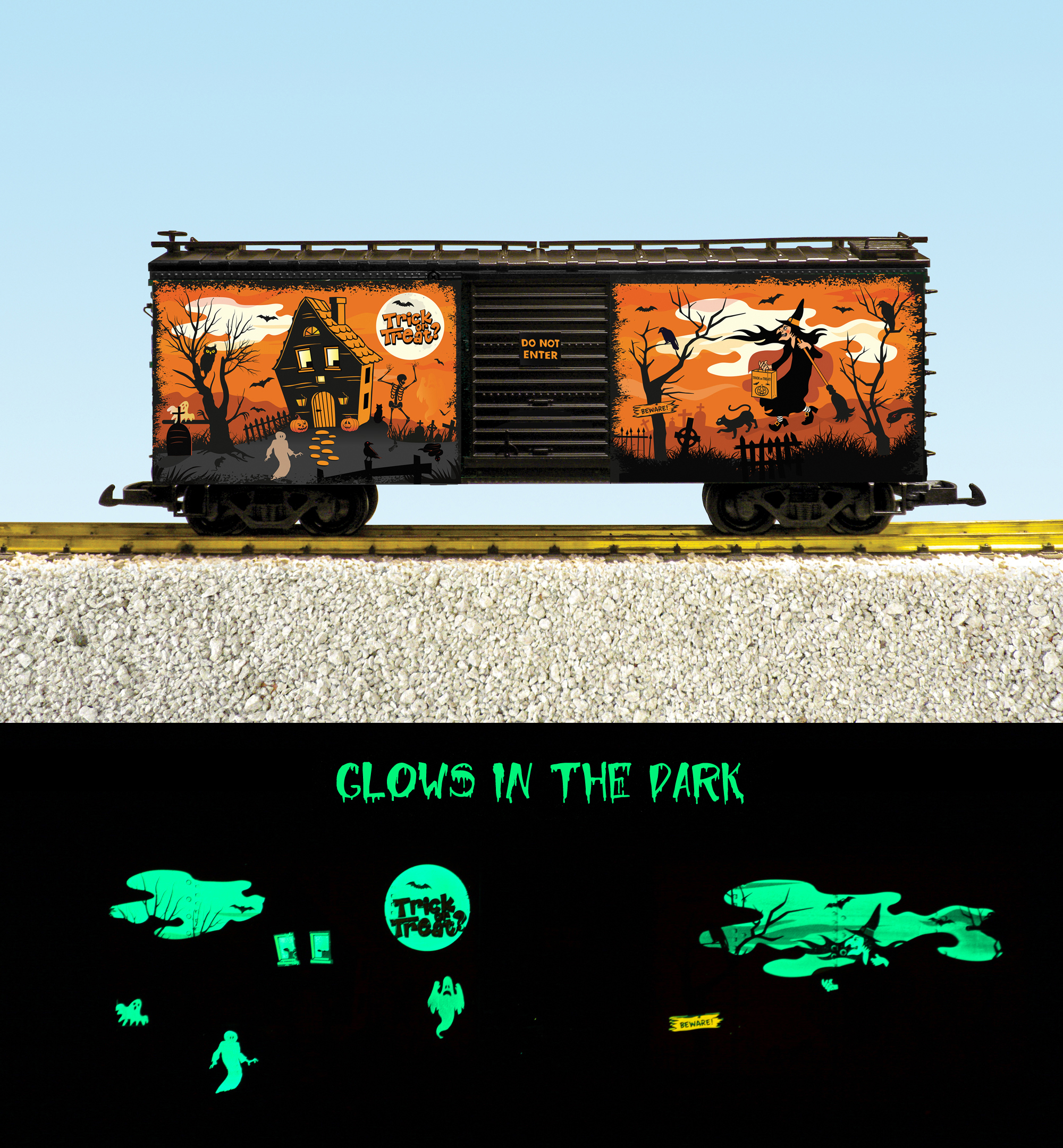 TRICK OR TREAT HALLOWEEN BOXCAR