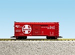 SANTA FE STEEL BOXCAR #260366 RED