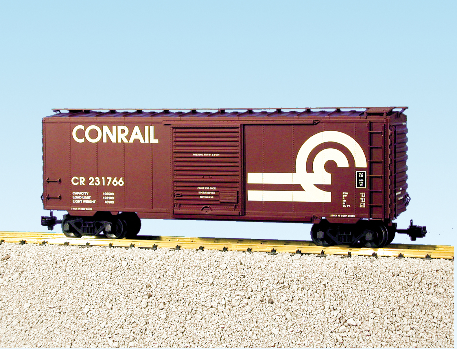 CONRAIL 40 BC W/8 YOUNGTOWN BC RED
