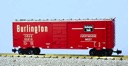 BURLINGTON ROUTE 40' BC W/6' PS1 RED