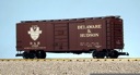 D&H 40' BC W/6' PANEL SUPERIOR DOOR BC RED