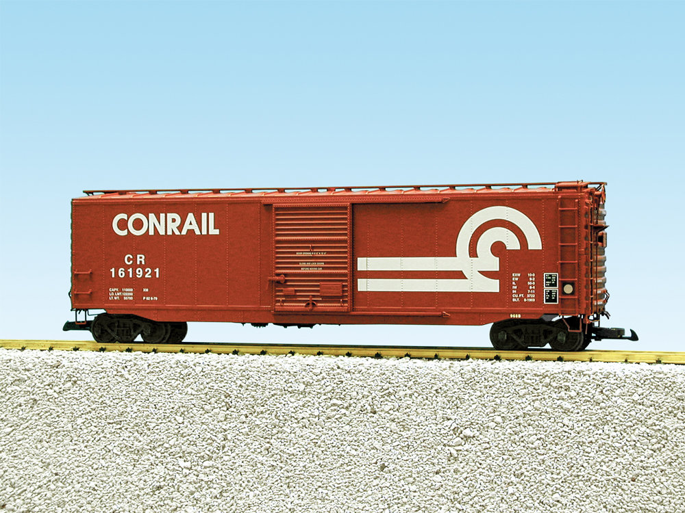 CONRAIL 50 BOXCAR #1 W/STEEL DOOR BC RED