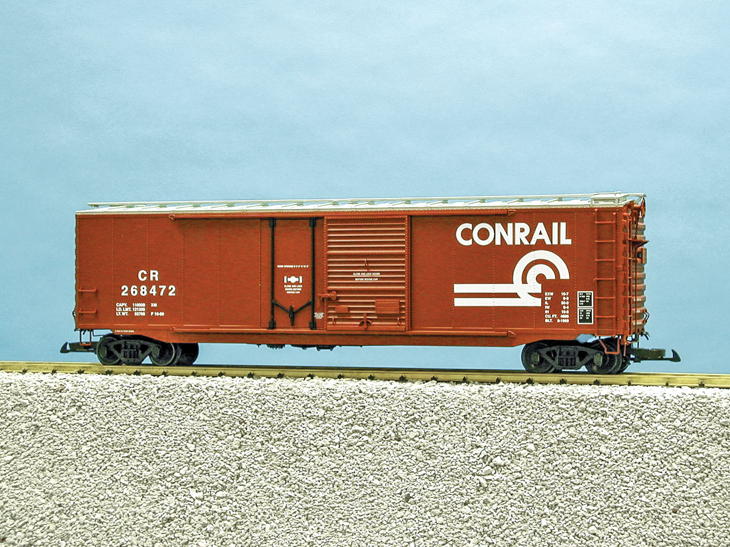 CONRAIL 50 BC W/PLUG STEEL COMBO DOULBE DOOR BC RED