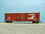 CONRAIL 50' BC W/PLUG STEEL COMBO DOULBE DOOR BC RED