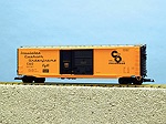 C&O 50' BOXCAR #2 W/PLUG/STEEL COMBO D/DOOR YELLOW