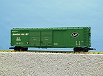 LEHIGH VALLEY 50' BOXCAR #2 W/AAR DOUBLE DOOR GREEN