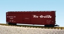 RIO GRANDE 50' W/AAR DOUBLE DOOR MINERAL BROWN