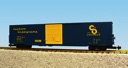C&O 60' SINGLE DOOR BOXCAR BLUE/YELLOW
