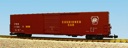 PENNSY 60' SINGLE DOOR BOXCAR TUSCAN