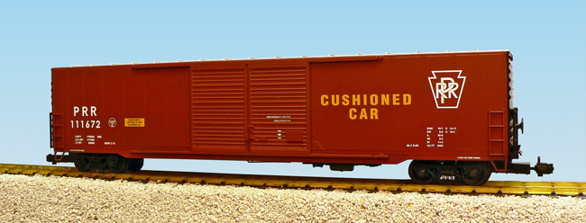 PENNSY 60 DOUBLE DOOR BOXCAR TUSCAN/BLACK/SILVER