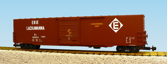 ERIE LACKAWANNA 60 SINGLE DOOR BOXCAR BROWN