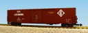 ERIE LACKAWANNA 60' SINGLE DOOR BOXCAR BROWN