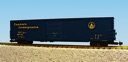 B&O 60' SINGLE DOOR BOXCAR BLUE