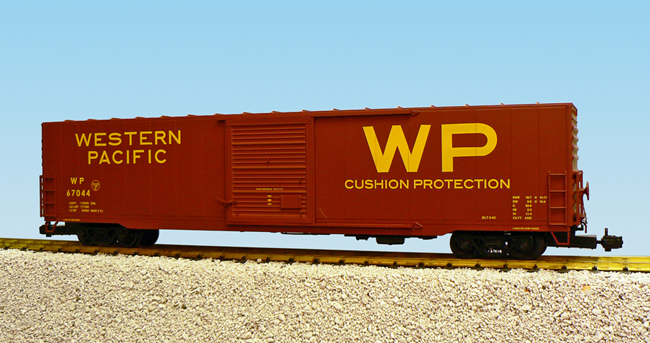 WESTERN PACIFIC 60 SINGLE DOOR BOXCAR BROWN