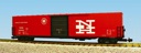 NEW HAVEN 60' SINGLE DOOR BOXCAR ORANGE/BLACK