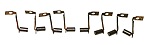 BIG BOY LOCOMOTIVE BRUSHES SET OF 8