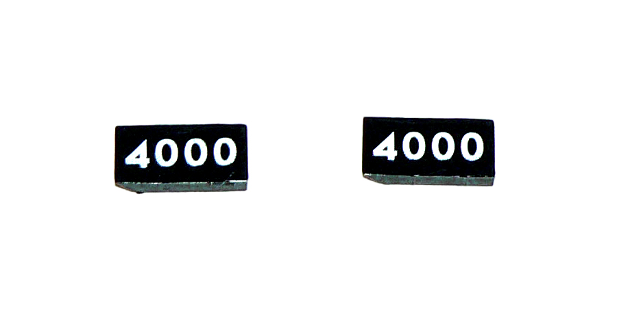BIG BOY LOCO SMALL NUMBER BOARD 1R/1L