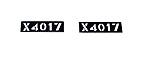 BIG BOY LOCO LARGE NUMBER BOARD 1R/1L