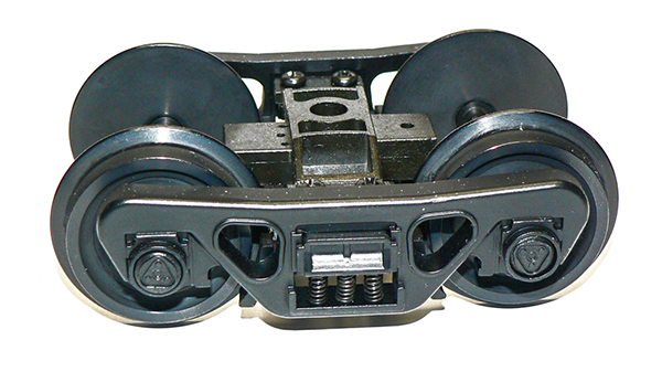 R2042 - DIE-CAST METAL FREIGHT TRCK W/36IN WHEELS (NO COUPLER)