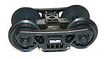 R2042 - DIE-CAST METAL FREIGHT TRCK W/36IN WHEELS (NO COUPLER)