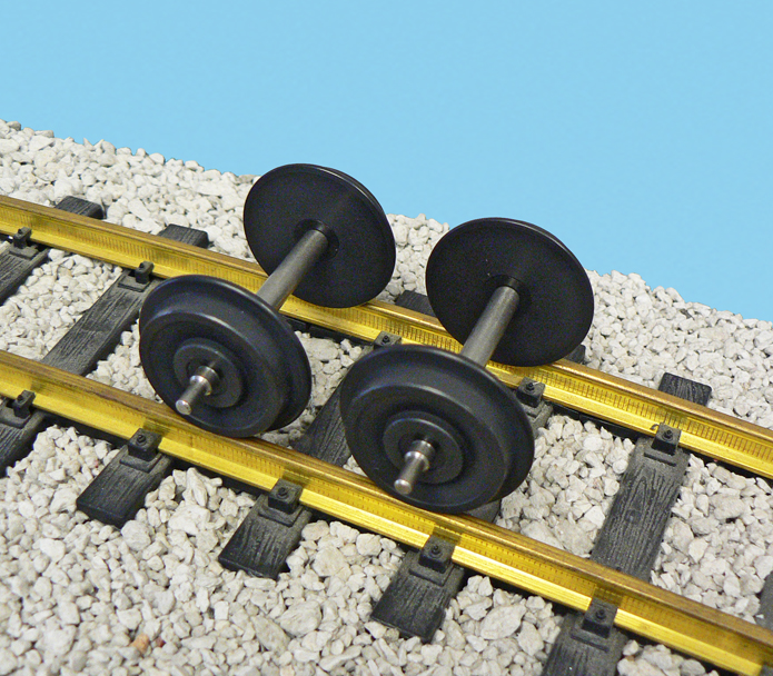 BLACKENED METAL WHEEL SET (2)