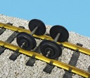 BLACKENED METAL WHEEL SET (2)