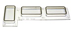 R22-261 - GP38 FRONT CAB WINDOW