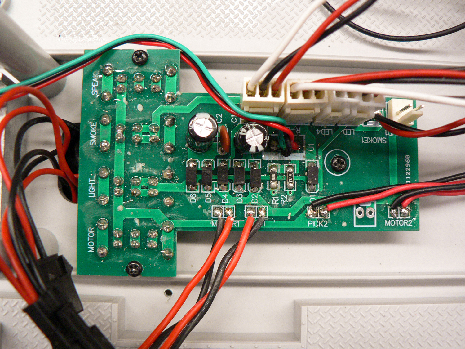 SD40 MAIN CIRCUIT BOARD W/SWITCHES