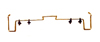 SD70 COUPLER LIFTBAR W/4 HOLDERS (1) COLOR?