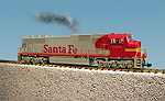 SANTA FE WARBONNET SD70 MAC RED/SILVER
