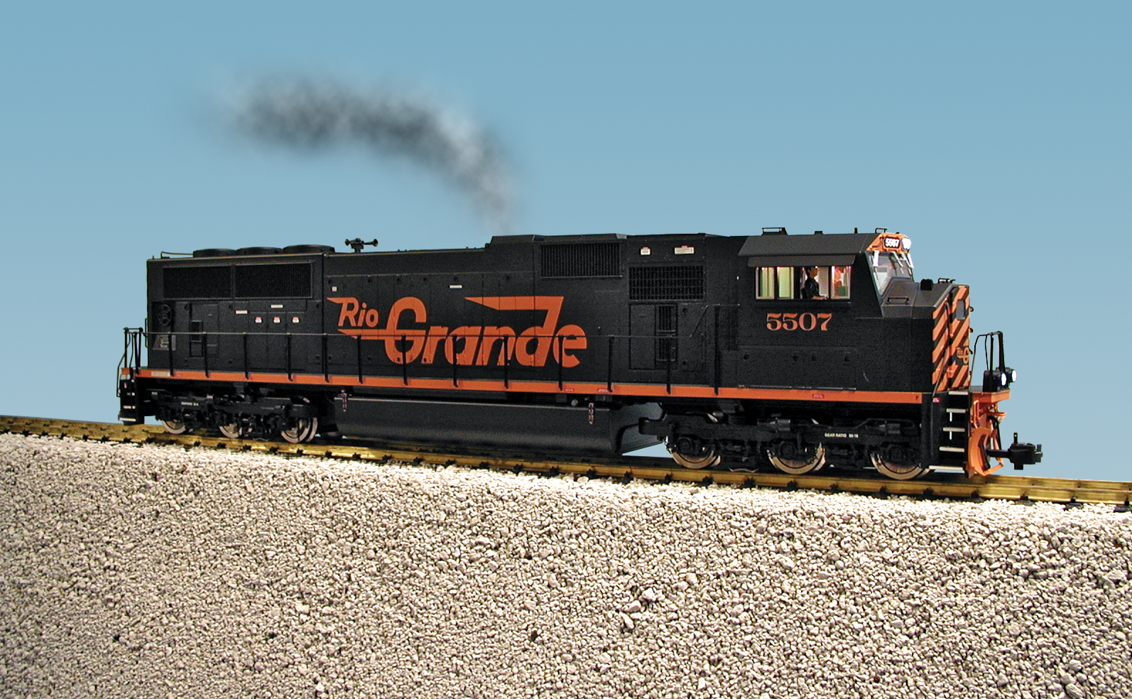 D&RGW SD70 MAC BLACK