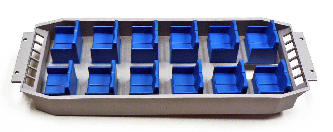 SHORT DOME SEAT PLATE W/4 FIGURES