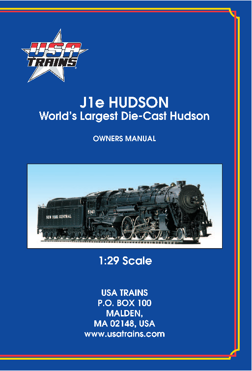 HUDSON MANUAL (PRINTED COPY)