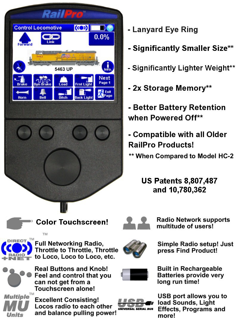 G WIRELESS HANDHELD CONTROLLER W/BRIGHT SCREEN