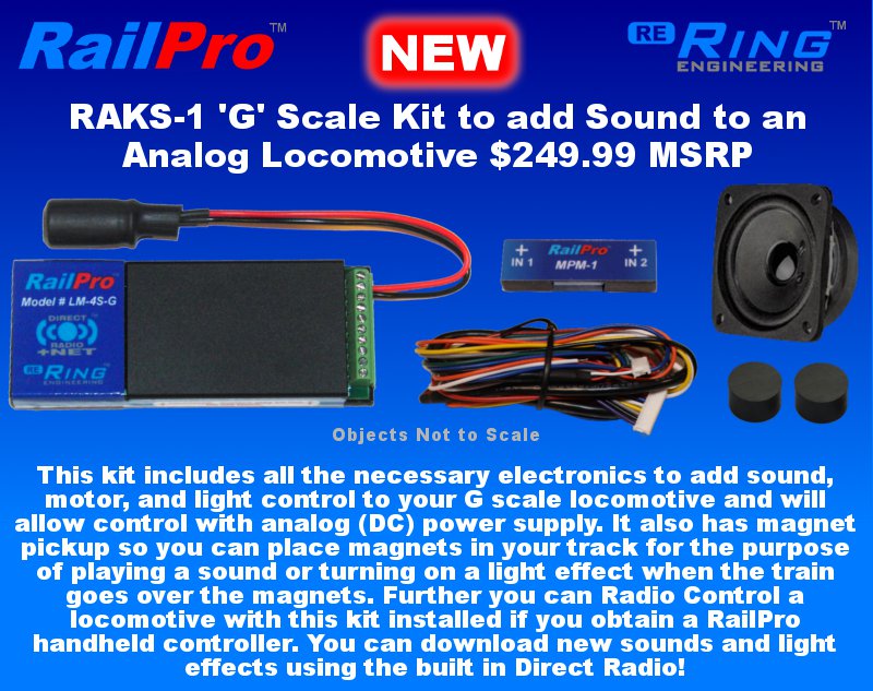 G SCALE SOUND KIT SPECIFY LOCO SOUND?