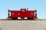 PAINTED/UNLETTERED EXTENDED VISION CABOOSE RED