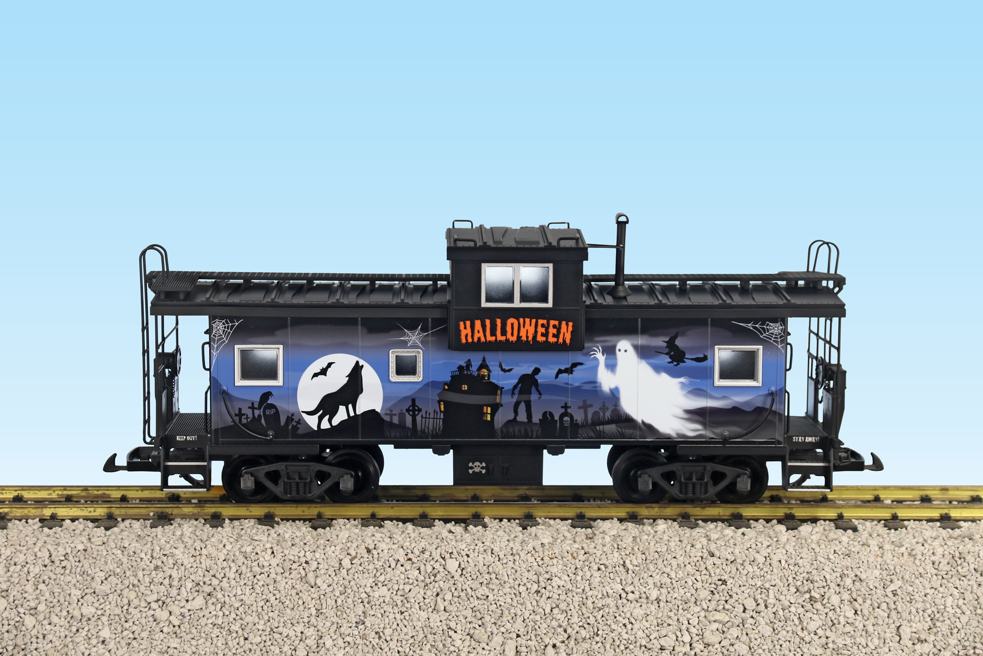 HALLOWEEN EXTENDED VISION CABOOSE BLUE/BLACK #1031