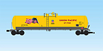 UNION PACIFIC (FLAG) 55' MODERN TANK CAR YELLOW/GRAY