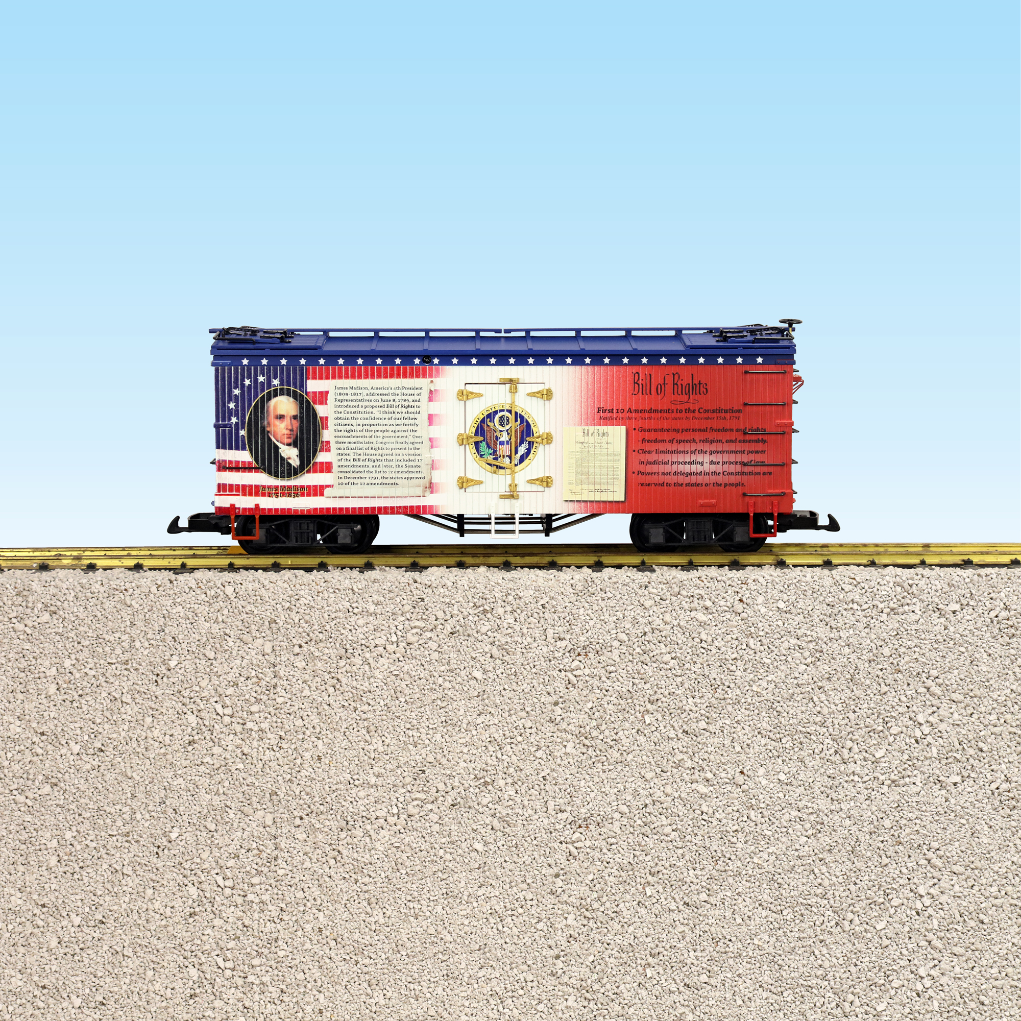 BILL OF RIGHTS PATRIOTIC CAR