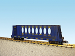 CSX CENTER I-BEAM FLAT CAR BLUE #5548