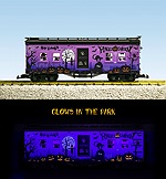 HALLOWEEN BUNK CAR GLOW-IN-DARK PURPLE/BLACK