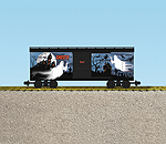 HALLOWEEN GHOSTLY GLOW-IN-THE-DARK BOXCAR