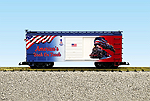 AMERICA'S BACK ON TRACK PATRIOTIC SERIES BOXCAR