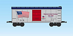 PATRIOTIC SEMIQUINCENTENNIAL SS BC #1776 SILVER/BLUE/RED