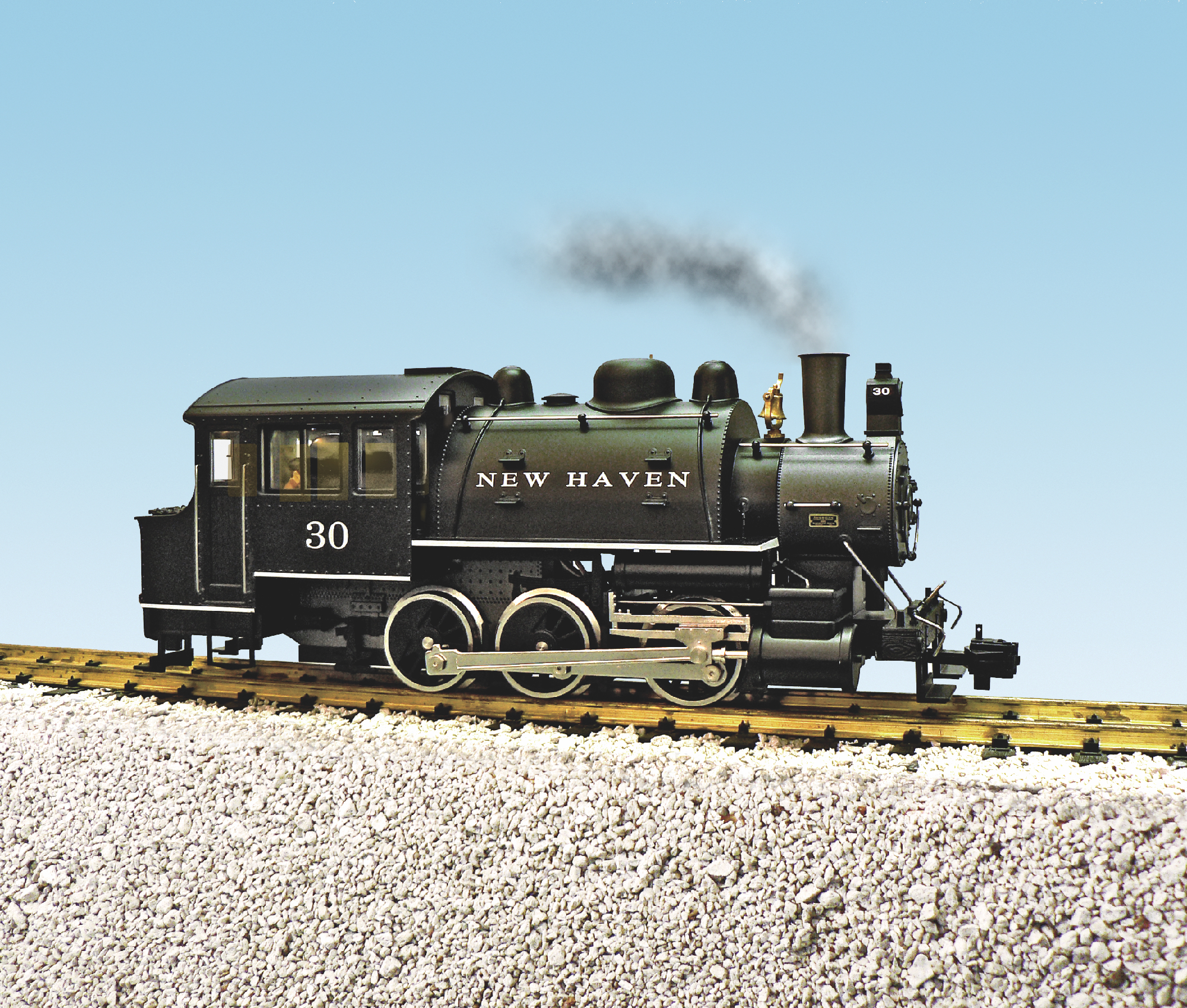 NEW HAVEN #30 DOCKSIDE 0-6-0T LOCO W/SMOKE & SOUND